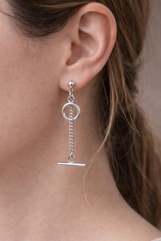 Linked Balance Drop Earrings