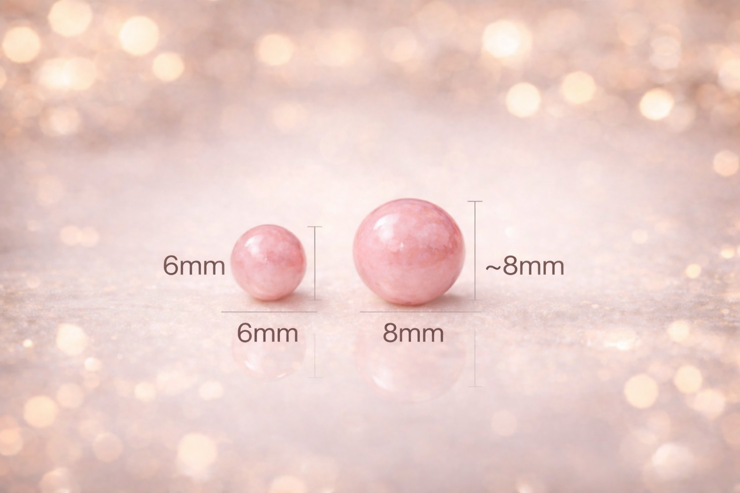 Natural Pink Stone Star Drop