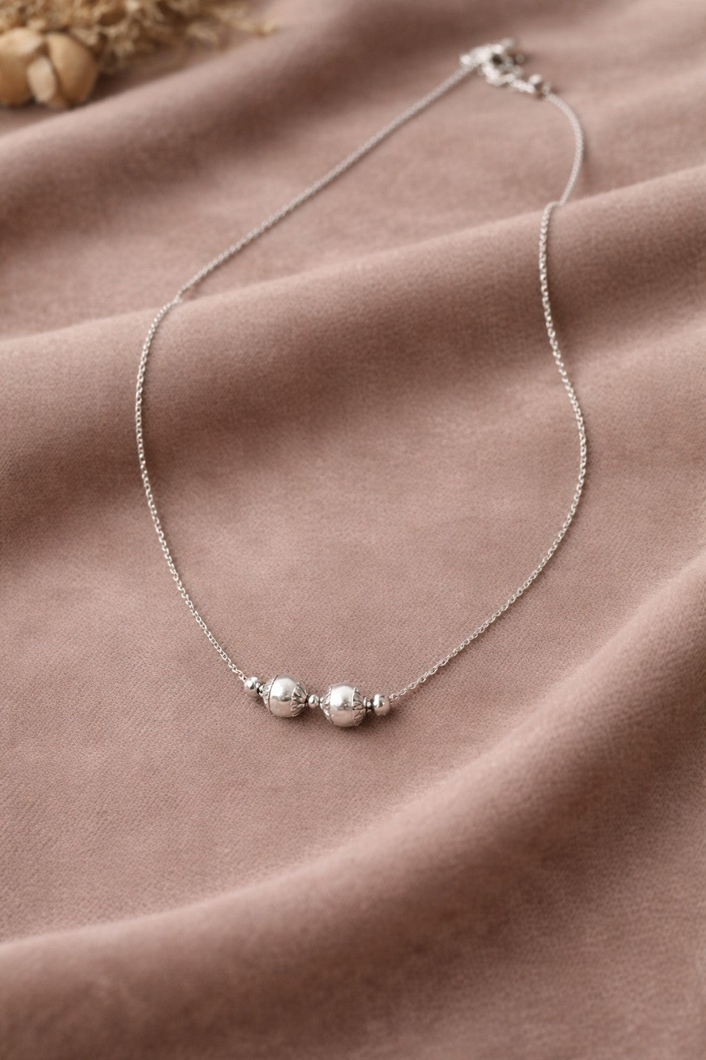 Everyday Double Pearl Necklace – Stainless Steel