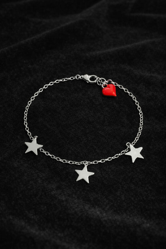 Star Charm Hand Chain – Stainless Steel
