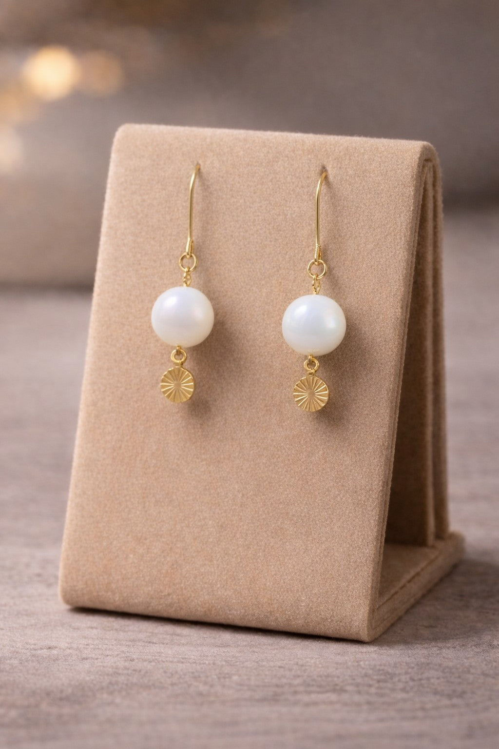 Luna Shell Drop Earrings