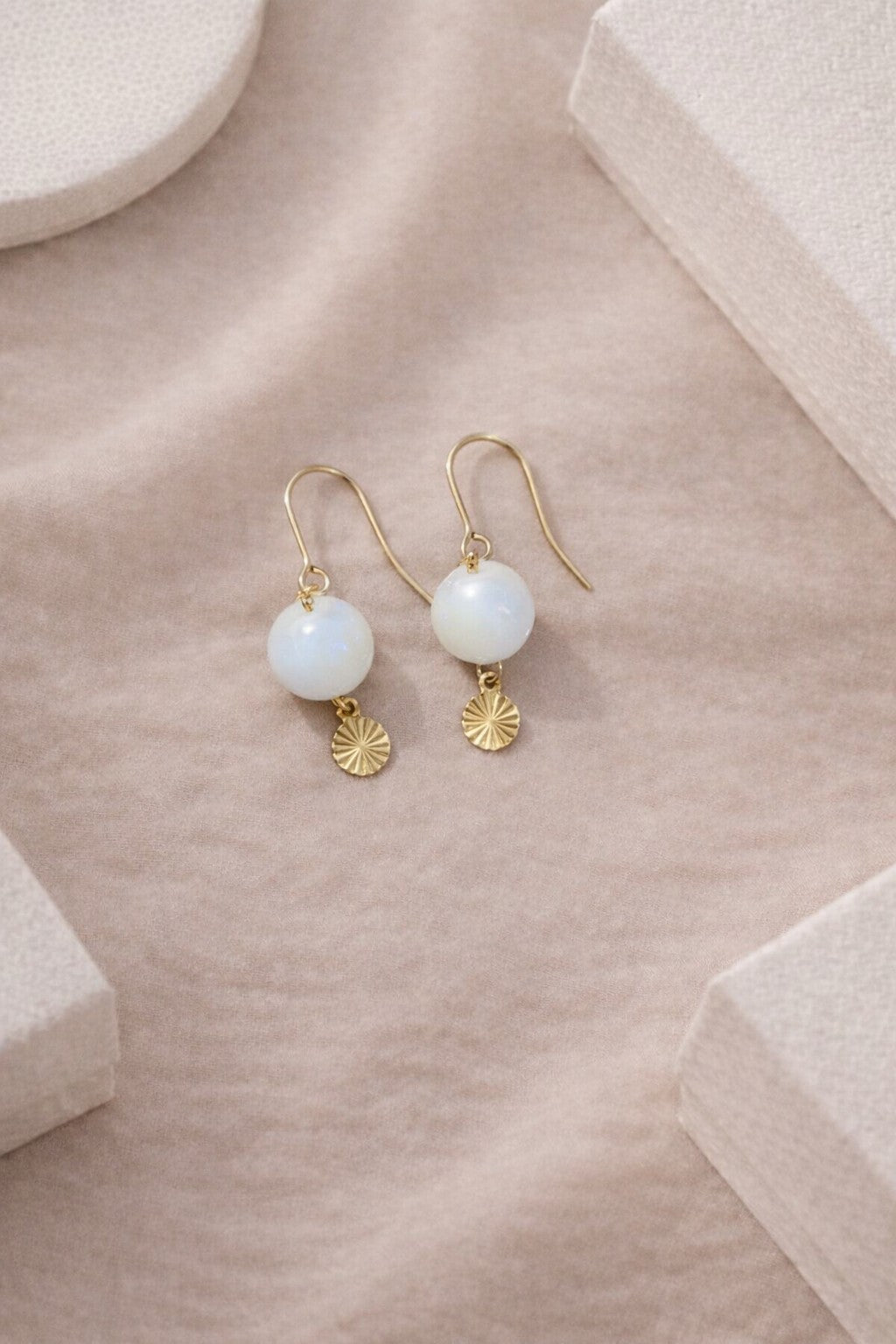 Luna Shell Drop Earrings