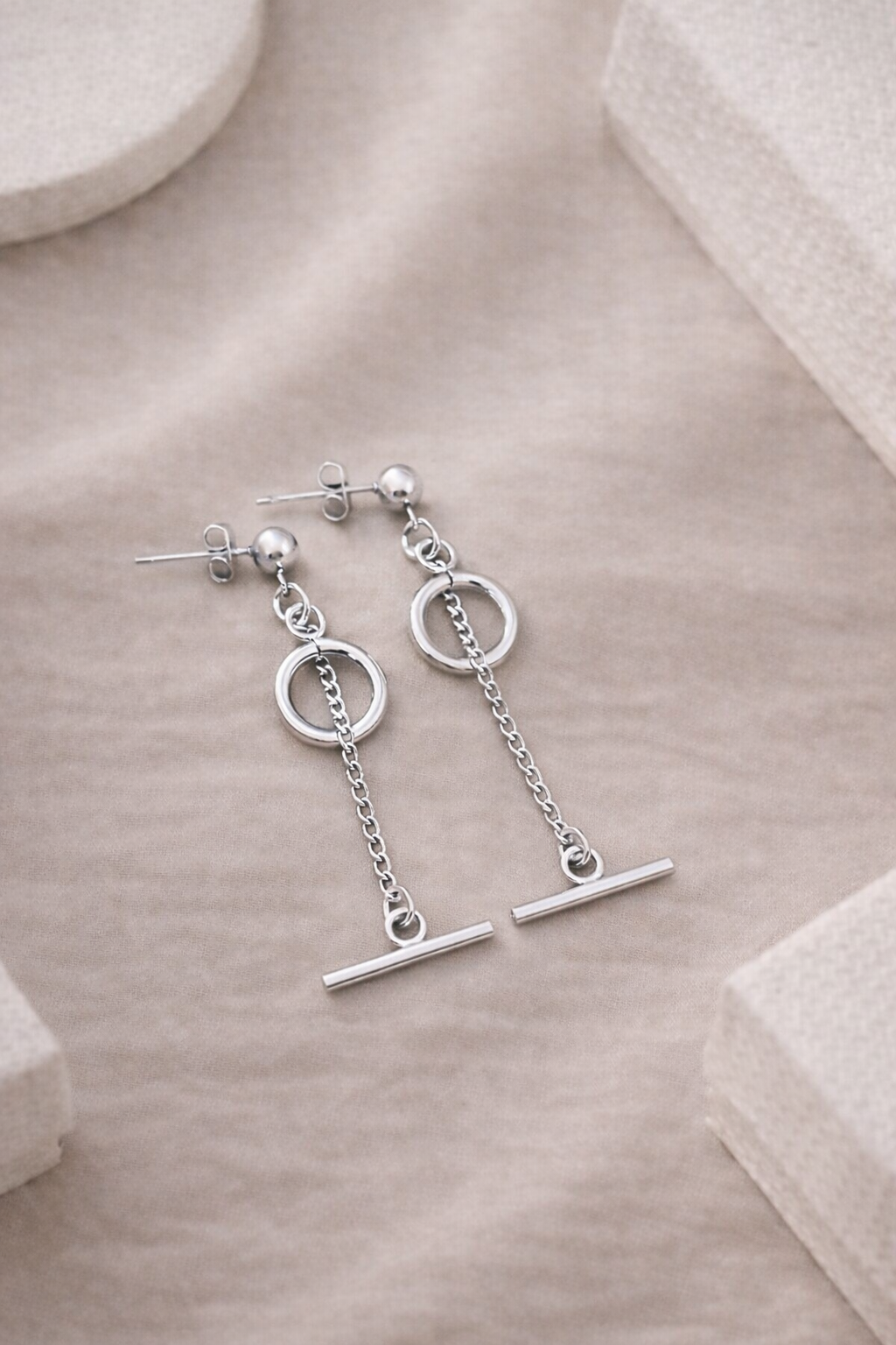 Linked Balance Drop Earrings