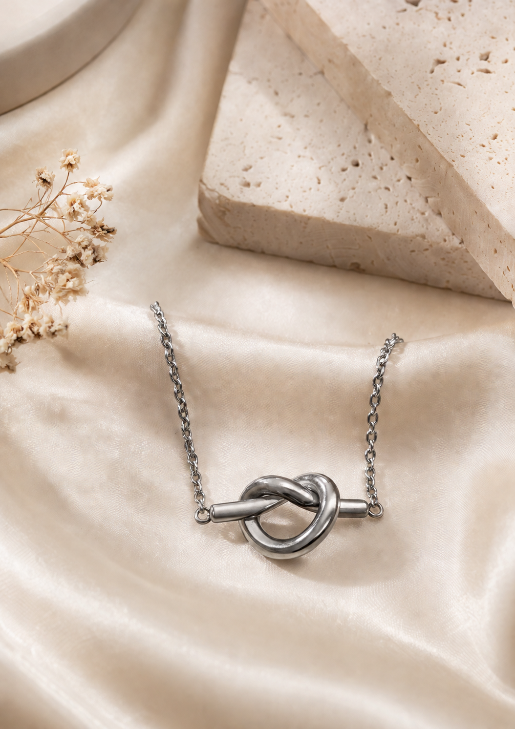 Infinity Knot Necklace — 316L Stainless Steel