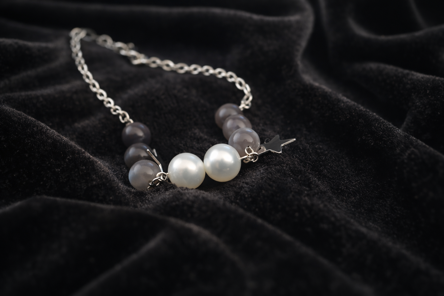 Agate & Pearl Balance Bracelet