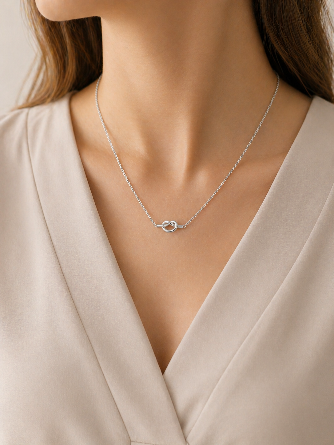 Infinity Knot Necklace — 316L Stainless Steel