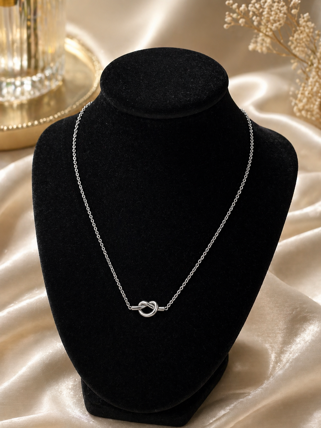 Infinity Knot Necklace — 316L Stainless Steel