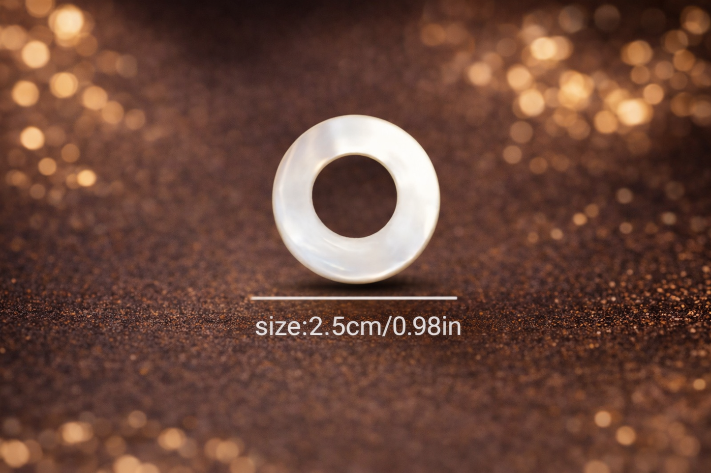Mother of Pearl Halo Drops– Silver Stainless Steel