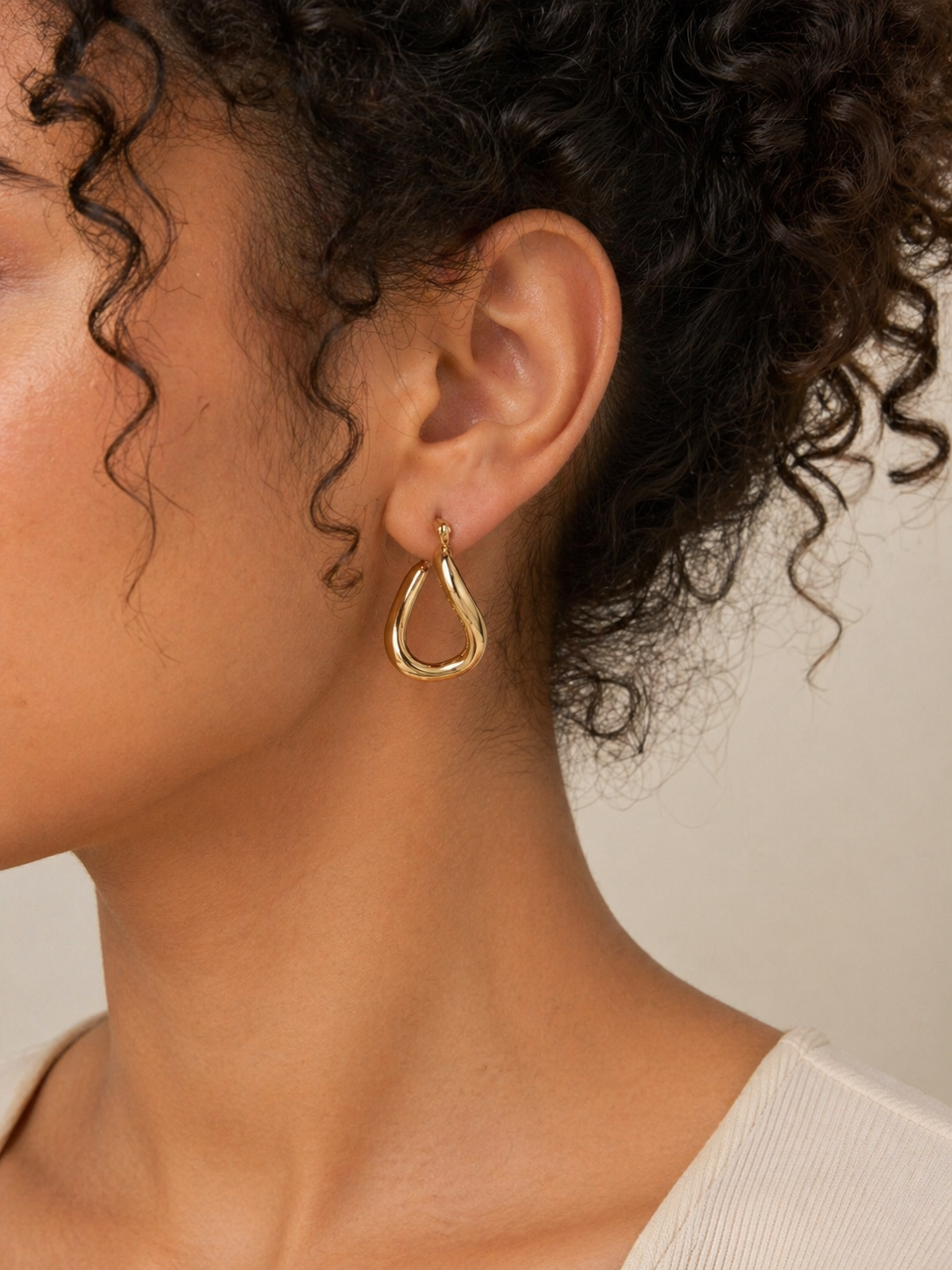 Sculpted Loop Earrings